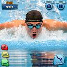 Aqua swimming pool racing 3D ไอคอน