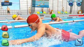 Aqua swimming pool racing 3D ภาพหน้าจอ 1