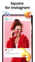 Photo editor -  Collage maker - Square pic poster