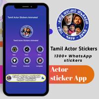 Tamil Actors WAStickers imagem de tela 1