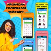 Malayalam WAStickers for Chat captura de pantalla 1