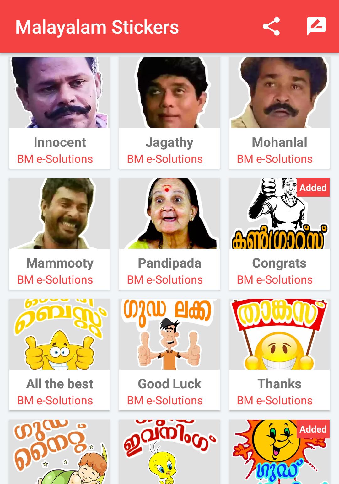 Malayalam Stickers For Android Apk Download