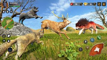 Wild Wolf Simulator Wolf Games screenshot 1