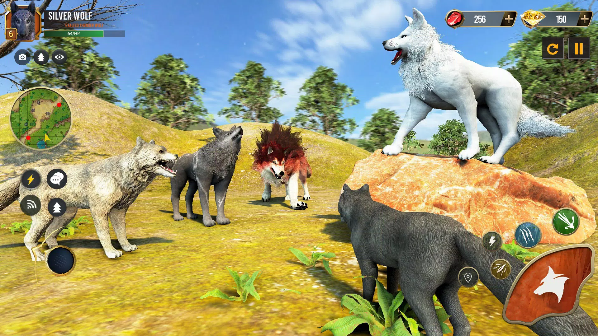 simulador de lobo selvagem jogos 3d::Appstore for Android