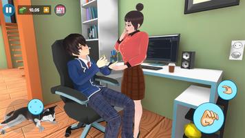 Anime Mother Sim 3d پوسٹر