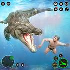 Crocodile Animal Sim Games 3D ícone
