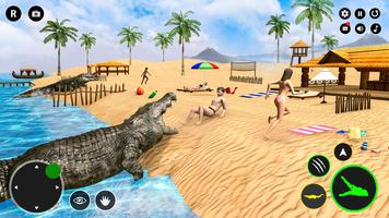 Crocodile Animal Sim Games 3D imagem de tela 1