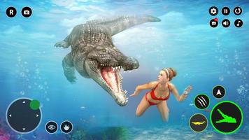 Crocodile Animal Sim Games 3D imagem de tela 3