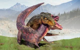Real Tyrannosaurus Trex Fight-poster