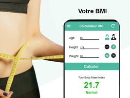 Application de calcul IMC: cal capture d'écran 2