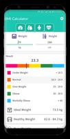BMI Calculator - Fat & Calorie Calculator الملصق