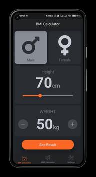 BMI BMR calculator 海报