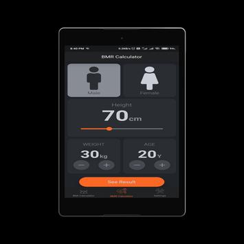 BMI BMR calculator 截图 13