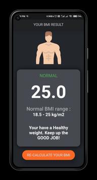 BMI BMR calculator 截图 5