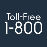 Toll-Free phone number 1-800 أيقونة