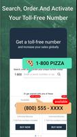 Poster Toll-Free phone number 1-800