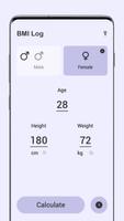 BMI Log تصوير الشاشة 2