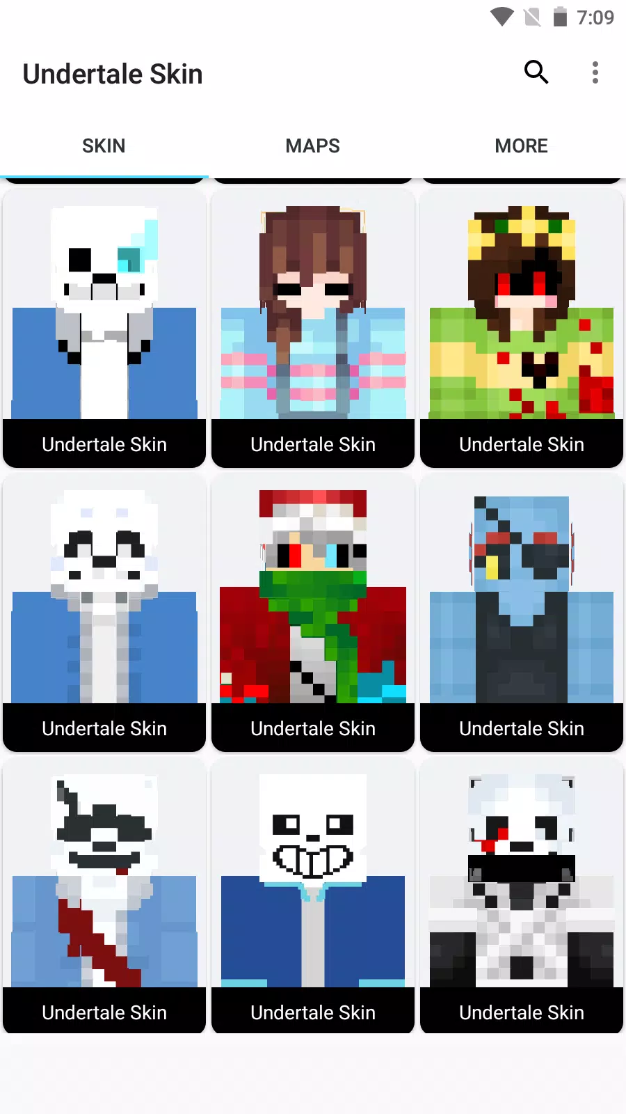 Undertale Minecraft Skins APK for Android Download