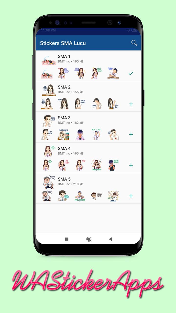 Stiker Anak Sma Lucu Wastickerapps For Android Apk Download