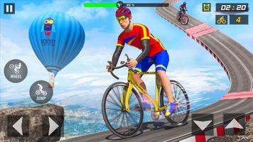 BMX Stunt Jeu: jeux de vélo 3D capture d'écran 1