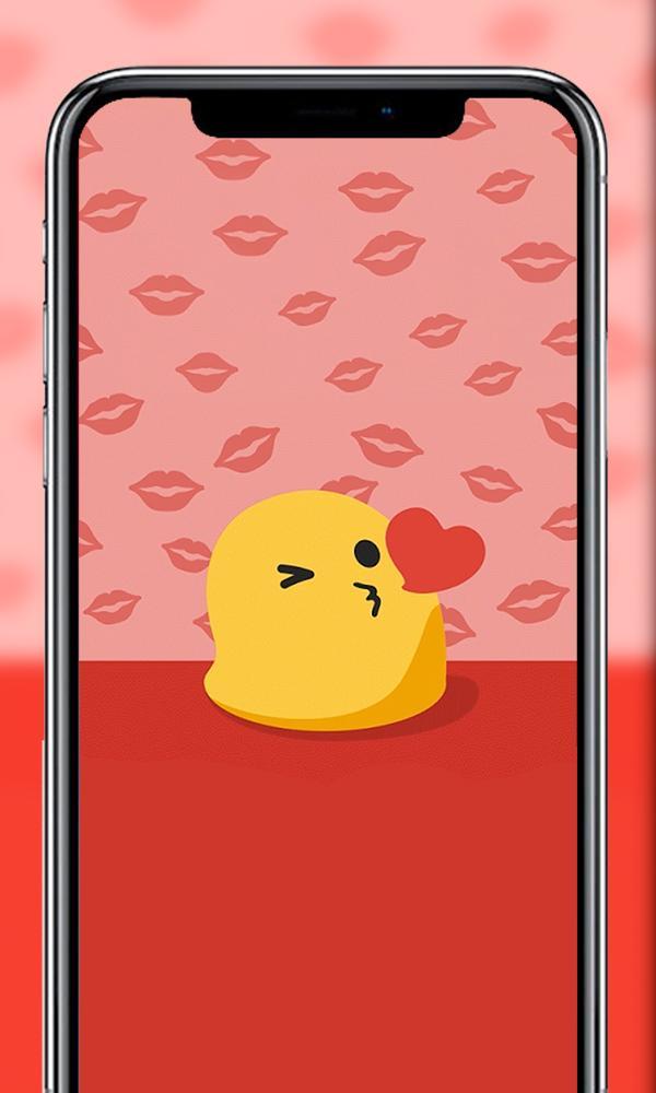 Kiss Heart Emoji Smiley Emoticons Live Wallpaper For Android Apk