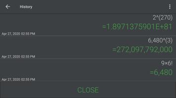 Scientific Calculator Plus capture d'écran 2