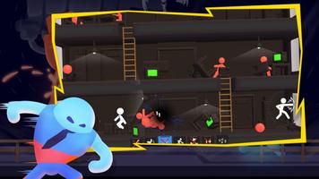 Office Fighting Stickman: Boss ภาพหน้าจอ 1