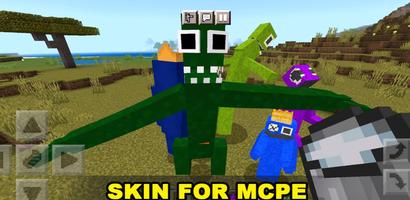 Rainbow Friends Mod for MCPE captura de pantalla 1
