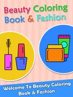 Beauty Coloring Book & Fashion Affiche