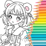 Princess Coloring: Cute Anime