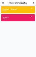 Mein Wörterbuch Plakat