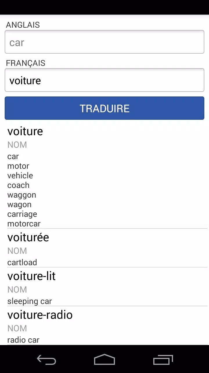 Traduction Anglais Français APK pour Android Télécharger