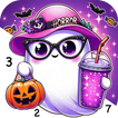 Halloween Color by Number Game