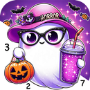 Halloween Color by Number Game APK