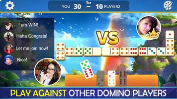 Dominoes - 5 Board Game Domino Plakat
