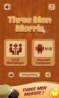 Three Men's Morris Board Game ポスター