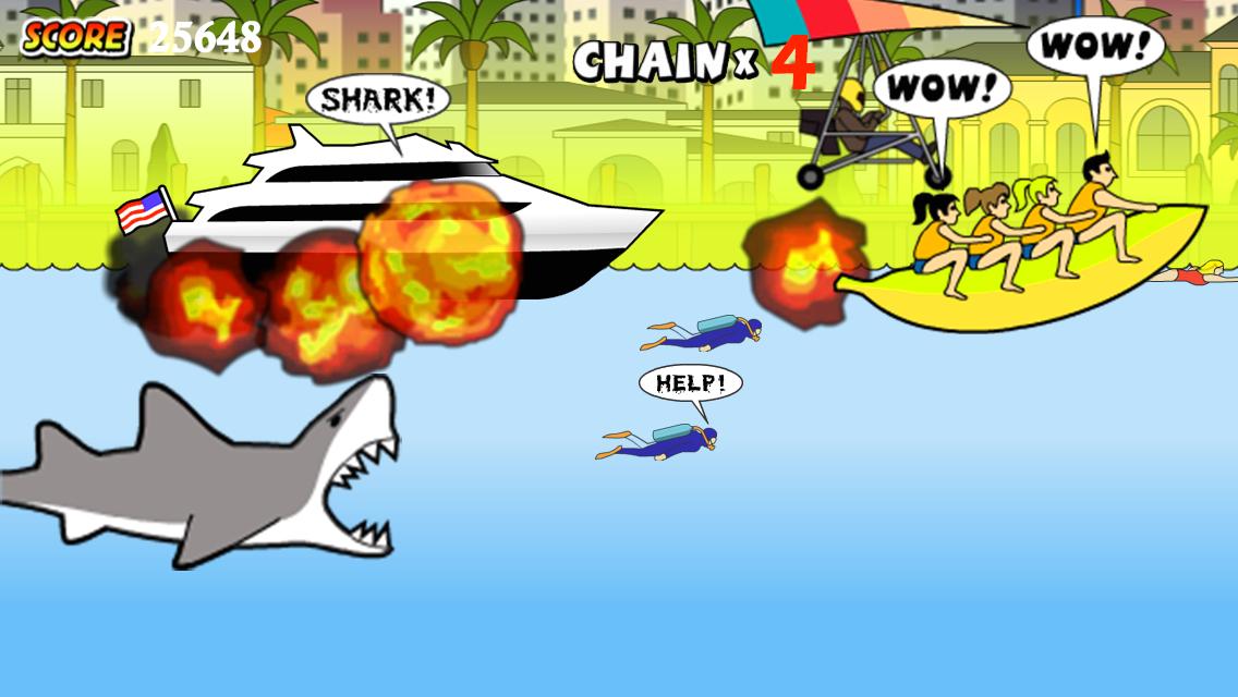 Shark Bite Simulator Hungry Shark Attack For Android Apk Download - roblox shark bite sharks