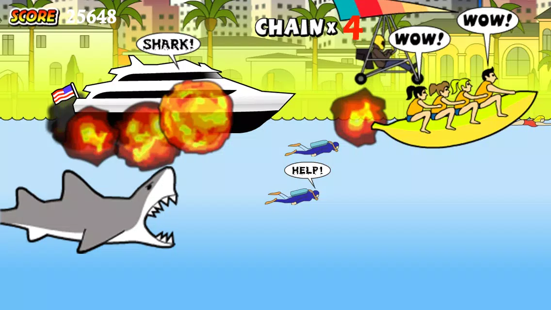 Angry Shark Miami - Online Game - Play for Free