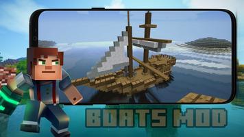 Boats Mod for MCPE Poster