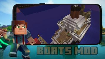 Boats Mod for MCPE captura de pantalla 1