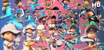 BoBoiBoy Galaxy Wallpaper Poster