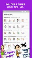 Hindi Stickers تصوير الشاشة 1