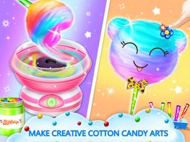 Cotton candy - sweet shop game plakat