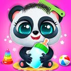 Süße Baby-Panda-Pflege Zeichen