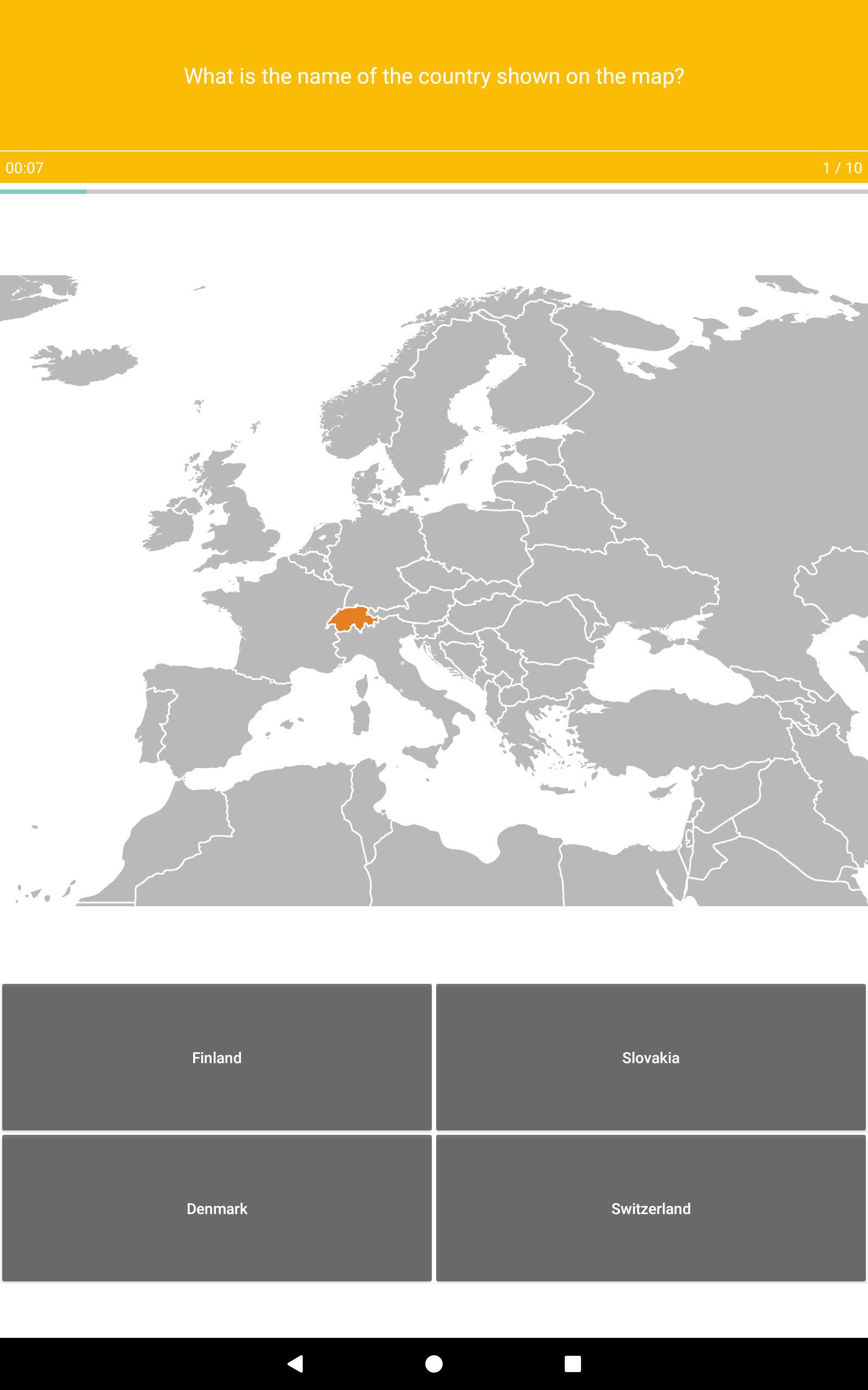 Quiz Kraje Europy I Stolice Quiz na mapie Europy - Kraje i stolice Europy for Android - APK Download
