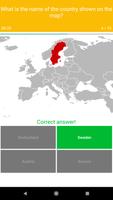3 Schermata Quiz Mappa Europa. Paesi europ