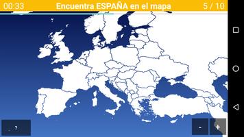 Juego de Mapa de Europa captura de pantalla 2