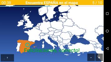 Juego de Mapa de Europa captura de pantalla 3