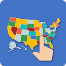 US Map Quiz - 50 States Quiz - APK