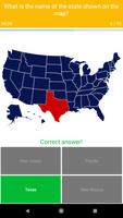 US Map Quiz ảnh chụp màn hình 3